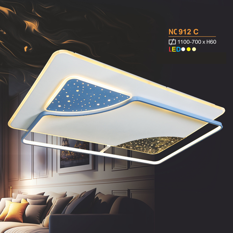  ĐÈN ỐP TRẦN MICA NL-NC 912 