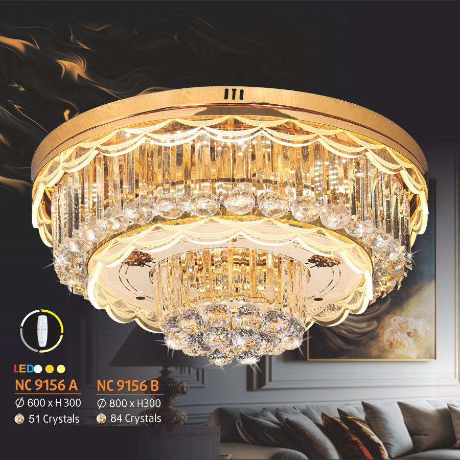 ĐÈN ỐP TRẦN PHA LÊ NL-NC9156