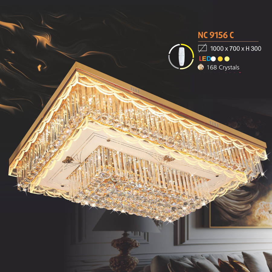 ĐÈN ỐP TRẦN PHA LÊ NL-NC9156