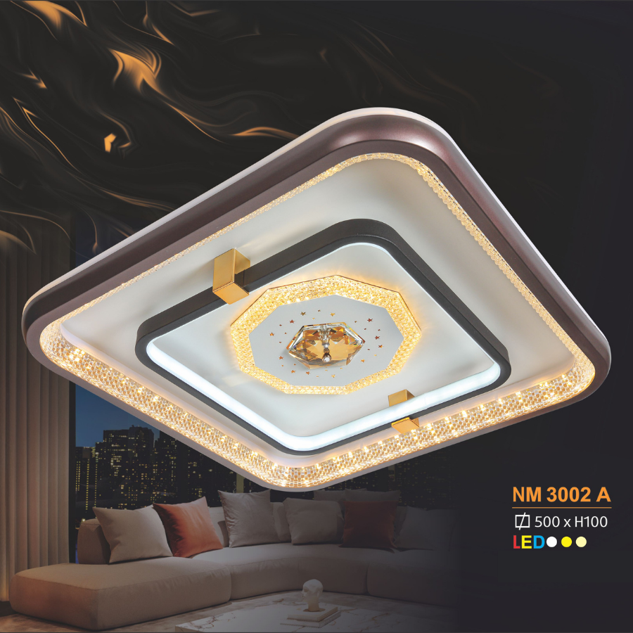 ĐÈN ỐP TRẦN MICA NL-NM 3002