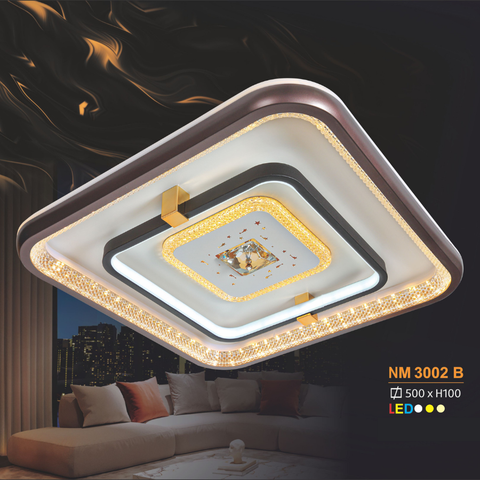  ĐÈN ỐP TRẦN MICA NL-NM 3002 