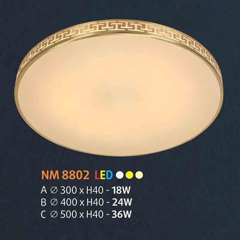  Đèn ốp trần đồng NL-NM8802 