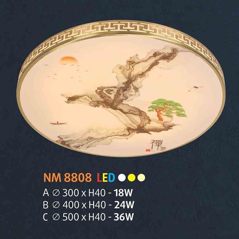  Đèn ốp trần đồng NL-NM8808 