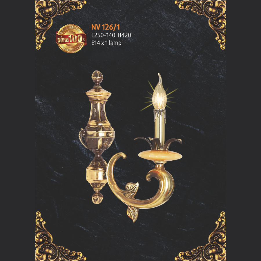ĐÈN VÁCH TƯỜNG NL-NV 126