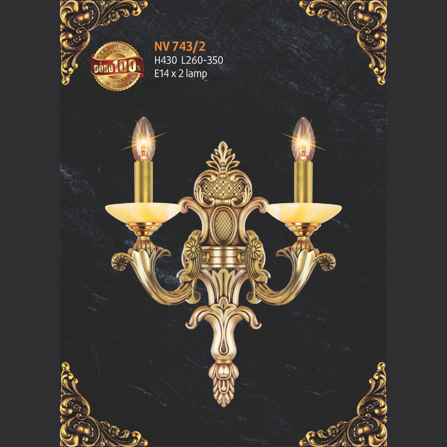 ĐÈN VÁCH TƯỜNG NL-NV743