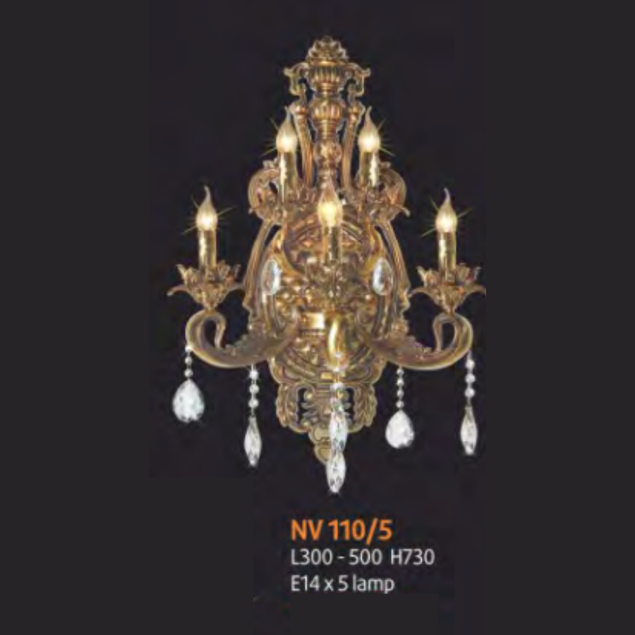 ĐÈN TƯỜNG ĐỒNG NL- NV 110