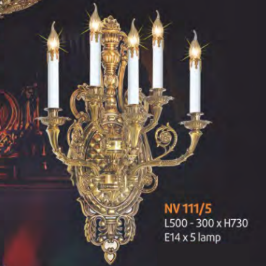 ĐÈN TƯỜNG ĐỒNG NL-NV 111