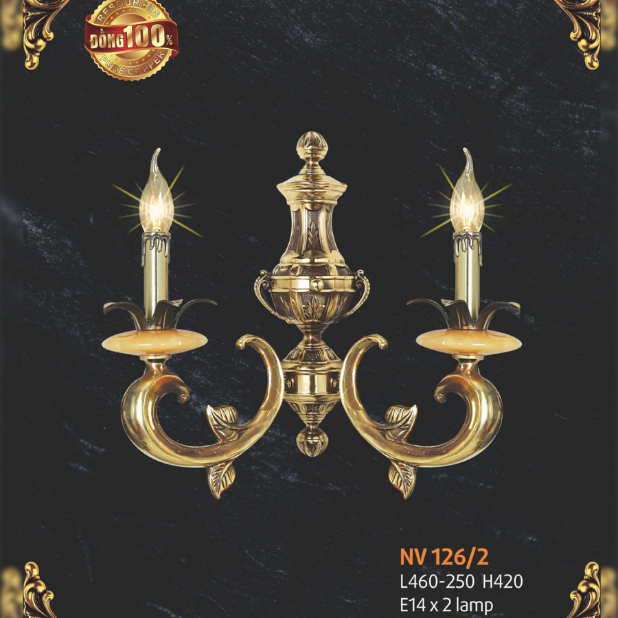 ĐÈN VÁCH TƯỜNG NL-NV 126