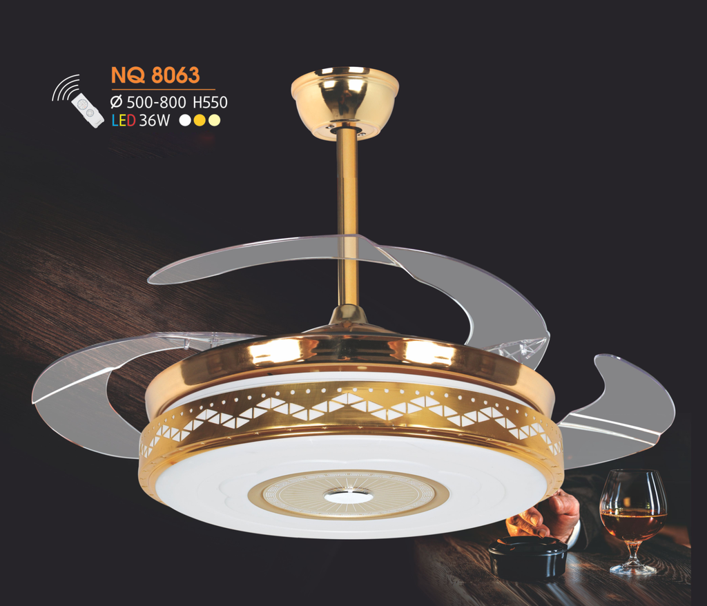 Đèn Quạt Trang Trí NL-NQ8063