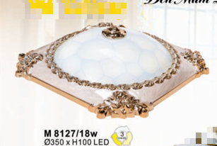  ĐÈN ỐP TRẦN LED QN-M 8127/18W 