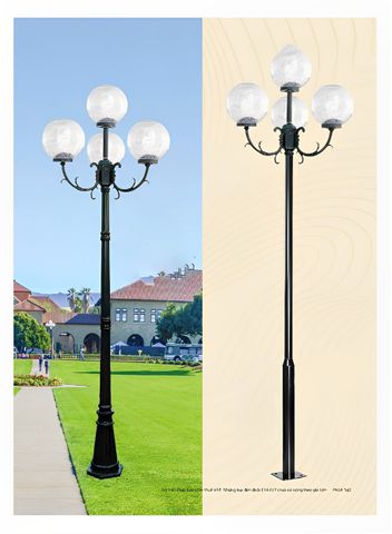  Đèn Trụ 4 Bóng - KL 