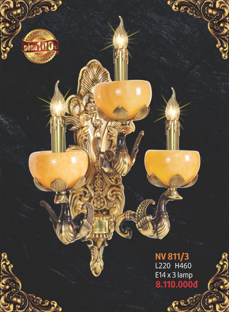 ĐÈN VÁCH TƯỜNG NL-NV 811