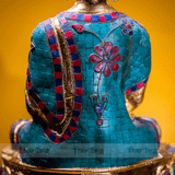  Tượng Bổn Sư Đồng Gắn Đá Mạ Vàng Ấn Độ Siêu Đặc Biệt 40cm 