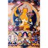 Thangka Bồ Tát Văn Thù Sư Lợi (Đặc Biệt) KT 45x55cm