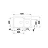 CHẬU RỬA BÁT BLANCO LEMIS XL 8-IF