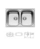 Chậu rửa bát Hafele ROSE 565.86.271