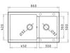 Chậu rửa bát Hafele Eros HS-G8650 – 565.83.350