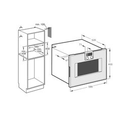 Lò nướng kèm vi sóng Gaggenau BM451100