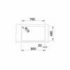 CHẬU RỬA BÁT BLANCO LEXA 8 ALUMETALIC