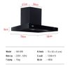 Máy hút mùi áp tường AM59B ( black edition )