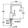 Vòi Rửa Bát Teka Frame