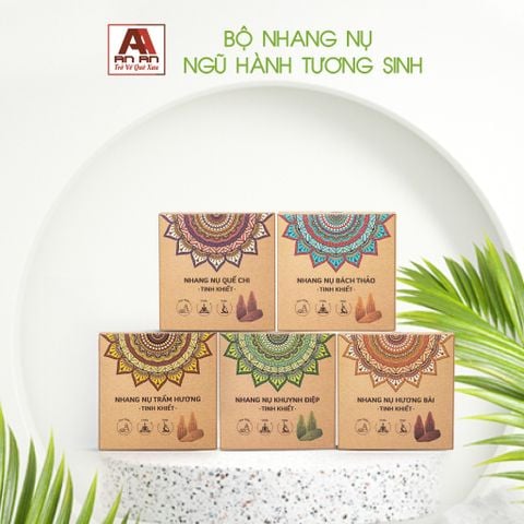  BỘ NHANG NỤ NGŨ HÀNH TƯƠNG SINH - TÁI TẠO NĂNG LƯỢNG 