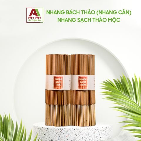  Nhang Bách Thảo 1KG/500 nén  - Nhang hương thuốc bắc - Mùi hương thiền đình, tịnh tâm, thư giãn 