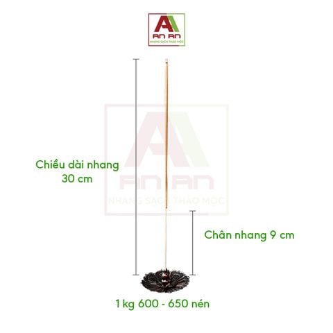  Nhang Bách Thảo 1KG/500 nén  - Nhang hương thuốc bắc - Mùi hương thiền đình, tịnh tâm, thư giãn 