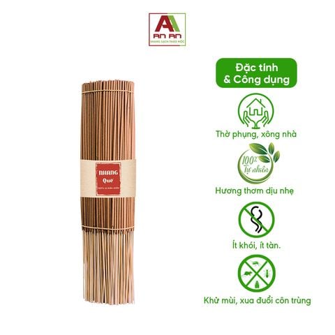  Nhang Quế Cao Cấp 1KG/500 nén - Nhang từ vỏ quế lâu năm  - Mùi hương ấm áp tăng khả năng tập trung, giảm căng thẳng 