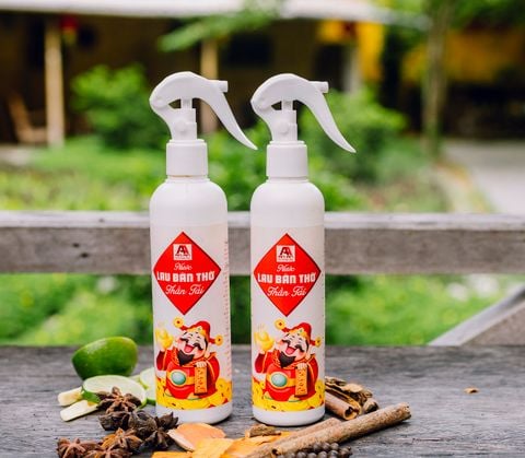  Nước Lau Bàn Thờ Thần Tài An An - Chai 250ml - Làm sạch bàn thờ - Tẩy uế, trừ tà cung rước tài lộc, vượng khí 