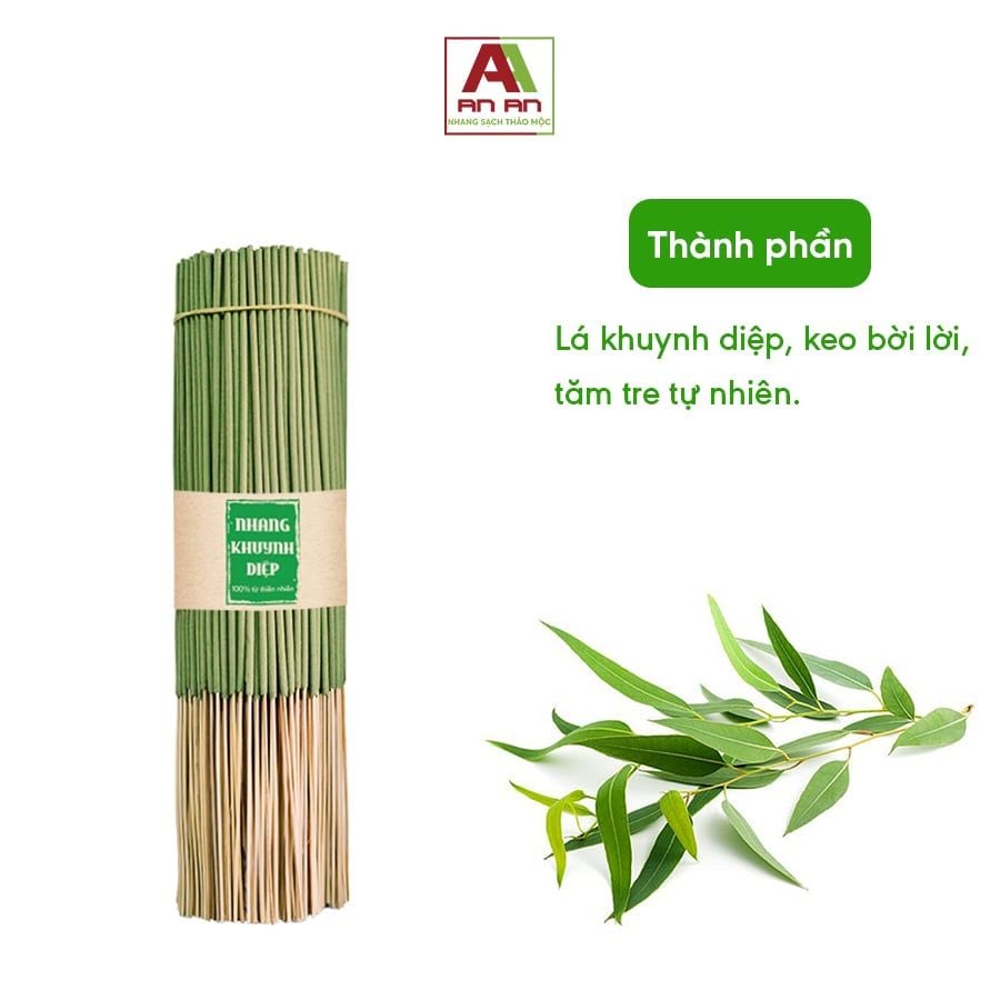 Nhang Khuynh Diệp 1Kg Chiều Dài 30Cm - Nhang Từ Bột Lá Khuynh Diệp – Nhang  Sạch Thảo Mộc An An