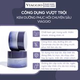  Combo sạch mụn phục hồi chuyên sâu chăm sóc da sạch khỏe VIAGGIO (Serum ngừa mụn + Serum phục hồi + Kem dưỡng phục hồi) 