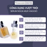  Combo sạch mụn phục hồi chuyên sâu chăm sóc da sạch khỏe VIAGGIO (Serum ngừa mụn + Serum phục hồi + Kem dưỡng phục hồi) 