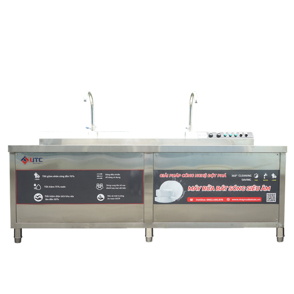 Máy rửa bát siêu âm UTC 2400HD