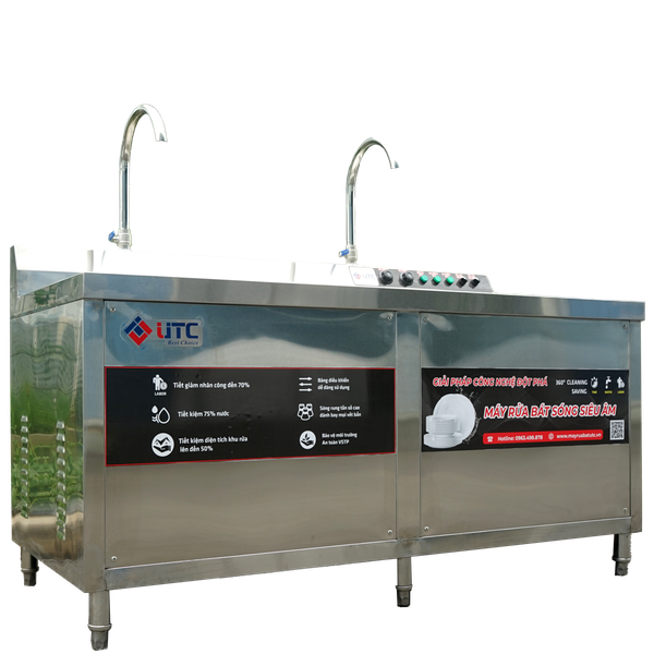 Máy rửa bát siêu âm UTC 1800HD