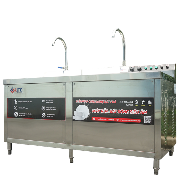 Máy rửa bát siêu âm UTC 1800HD