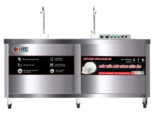 Máy rửa bát công nghiệp siêu âm UTC-1500HD