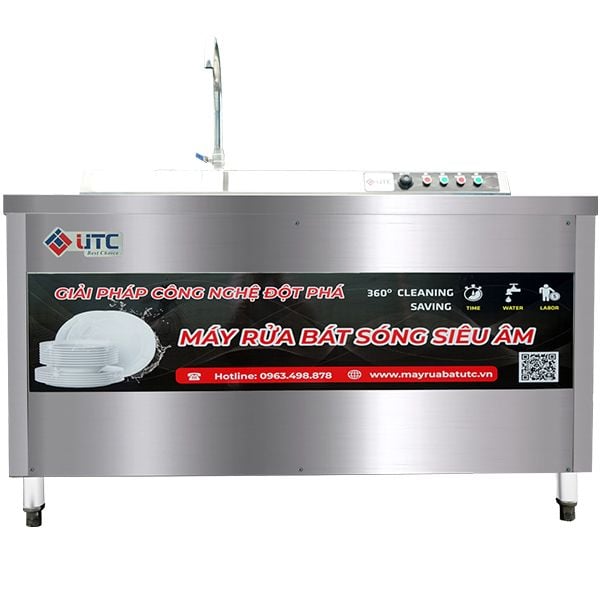 Máy rửa bát siêu âm UTC 1500HS