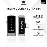  Micro thu âm không dây GoChek Ultra S24 - Bộ 01 mic không hộp sạc 