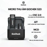  Micro thu âm không dây GoChek S23 - Bộ 01 mic có hộp sạc 