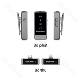  Micro thu âm không dây GoChek Ultra S24 - Bộ 02 mic có hộp sạc 