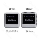  Mic thu âm không dây GoChek Ultra Plus D cho máy ảnh và điện thoại - Bộ 2 mic có hộp sạc 