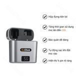  HỘP SẠC MIC THU ÂM KHÔNG DÂY CÀI ÁO GOCHEK ULTRA 