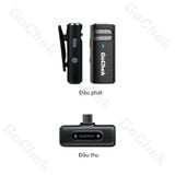  Micro thu âm không dây GoChek S23 - Mic đôi có hộp sạc 