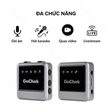  Mic thu âm không dây GoChek Ultra Plus A cho máy ảnh và điện thoại - Bộ 1 mic 