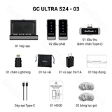  Micro thu âm không dây GoChek Ultra S24 - Bộ 02 mic có hộp sạc 