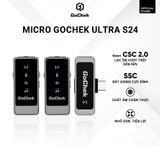  Micro thu âm không dây GoChek Ultra S24 - Bộ 02 mic không hộp sạc 