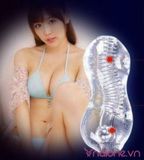  Âm đạo giả silicone trong suốt siêu mềm mại (AD05A) 