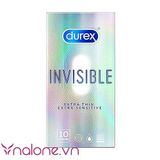  Bao cao su siêu mỏng Durex Invisible Extra Thin Extra Sensitive (Hộp 10 cái) 