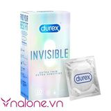  Bao cao su siêu mỏng Durex Invisible Extra Thin Extra Sensitive (Hộp 10 cái) 